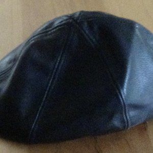 Faux Leather Cap